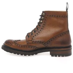 Tweed Mens Formal Lace Up Boots -Snow Shoes Shop 1484921689 27608600