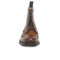 Tweed Mens Formal Lace Up Boots -Snow Shoes Shop 1484921690 45132900