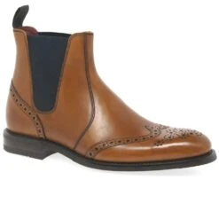 Loake Hoskins Mens Brogue Chelsea Boots