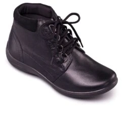 Journey Womens Waterproof Leather Lace Up Ankle Boots