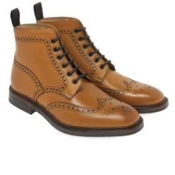 Loake Burford Dainite Mens Formal Lace Up Boots -Snow Shoes Shop 1539945858 44368100