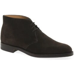 Chiltern Dark Brown Suede Chukka Boots