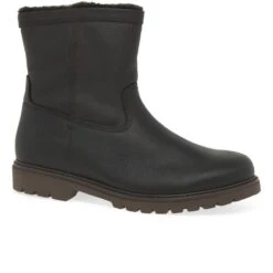 Panama Jack Back Mens Oiled Waterproof Leather Zip Ankle Boots