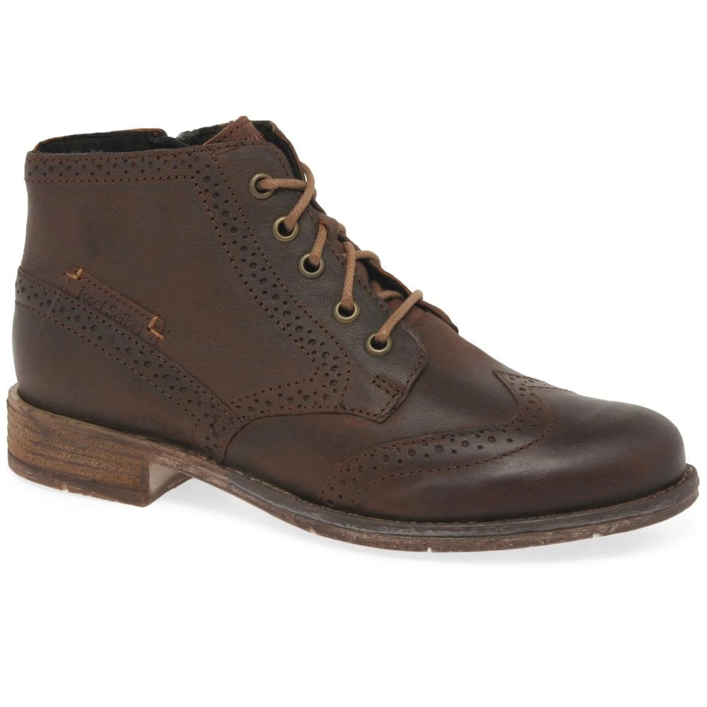 Josef Seibel Sienna 74 Womens Brogue Ankle Boots 1 Josef Seibel Sienna 74 Womens Brogue Ankle Boots