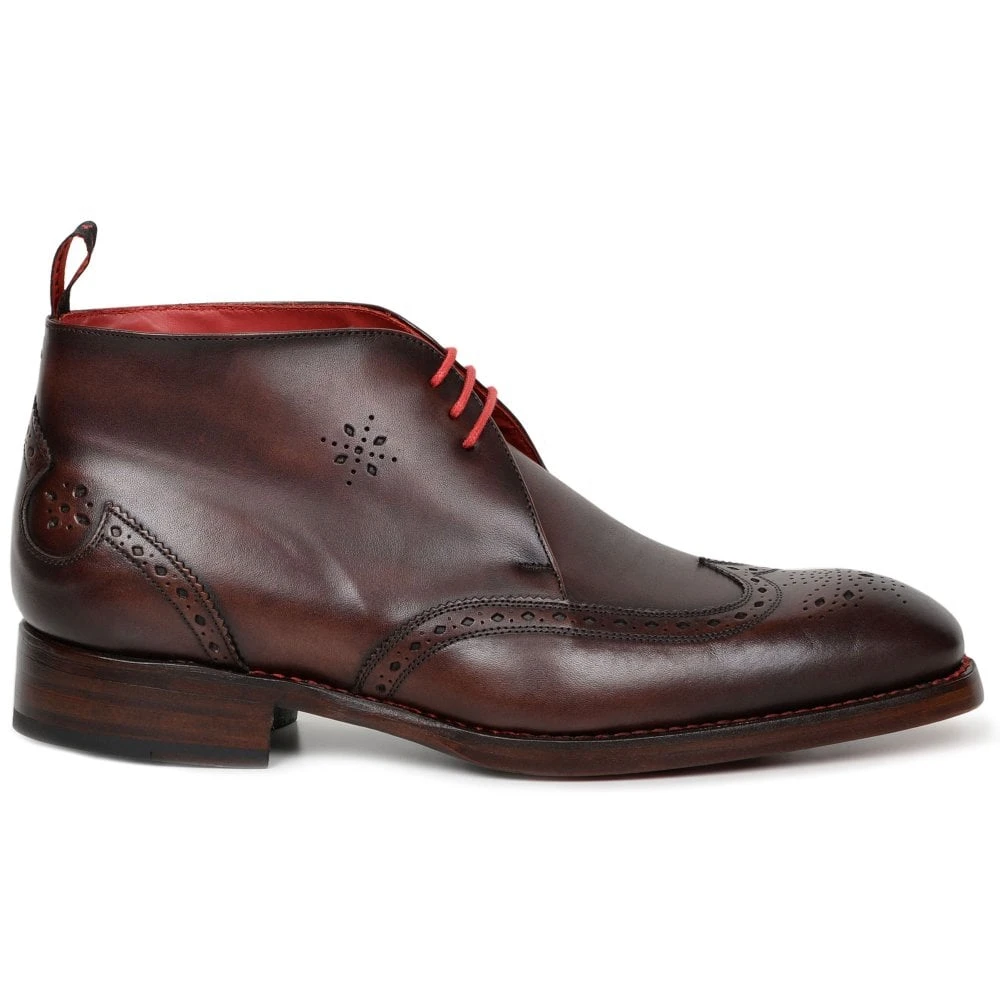Floyd Shaken Mens Brogue Chukka Boots 4 Floyd Shaken Mens Brogue Chukka Boots - Image 4