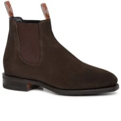 R. M. Williams Suede Comfort Craftsman Mens Chelsea Boots