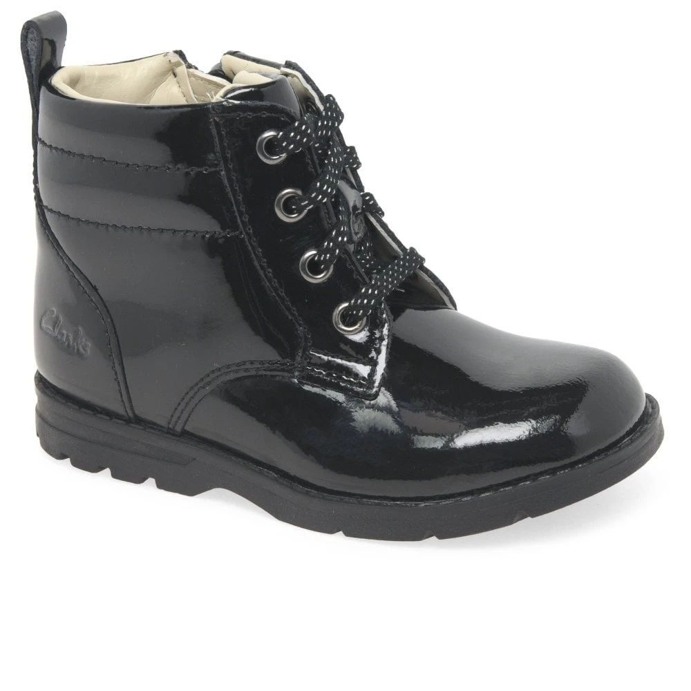 Clarks Dabi Lace T Girls First Boots 1 Clarks Dabi Lace T Girls First Boots