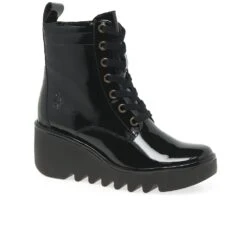 Fly London Biaz Womens Wedge Heel Ankle Boots