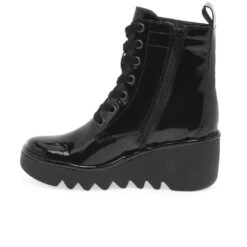 Fly London Biaz Womens Wedge Heel Ankle Boots -Snow Shoes Shop 1631525483 69910600