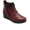 Lotus Cordelia Womens Wedge Ankle Boots