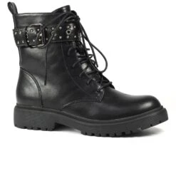 LUNAR Emerson Womens Biker Boots