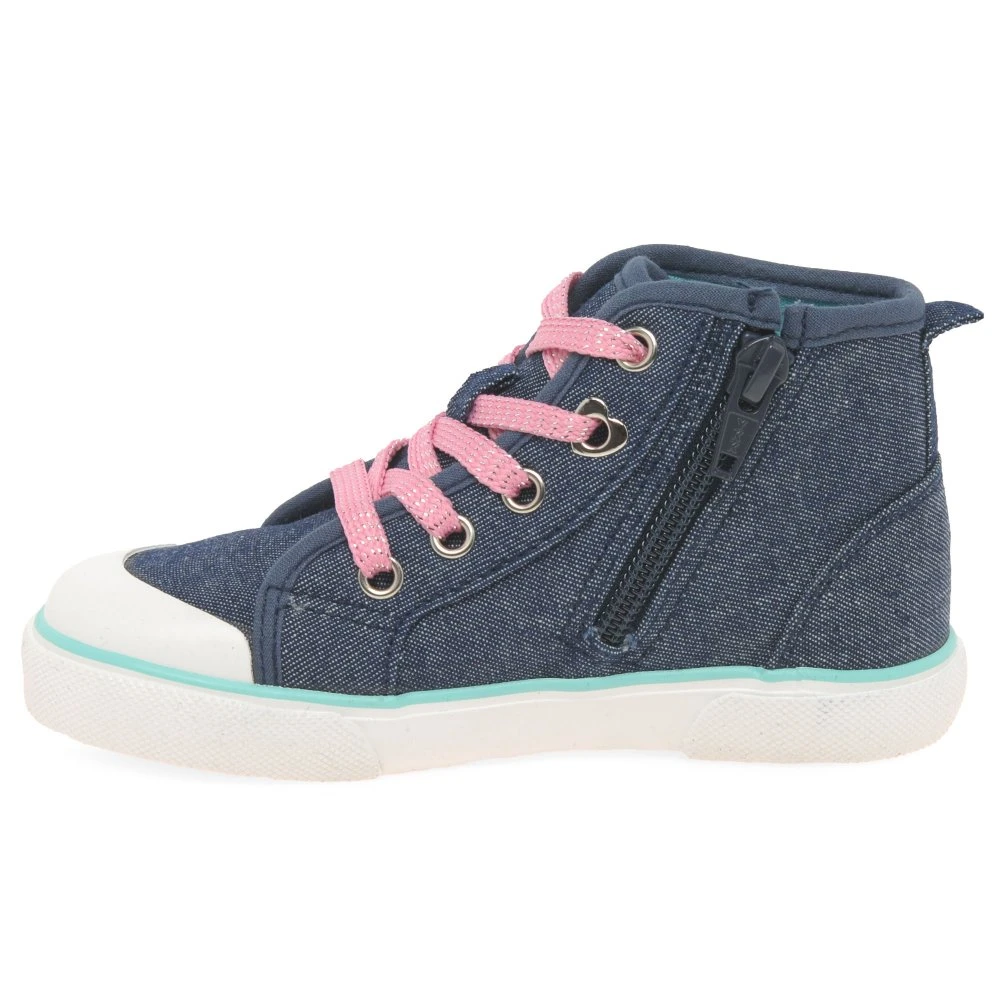 Secret Girls High Top Canvas Boots 4 Secret Girls High Top Canvas Boots - Image 4