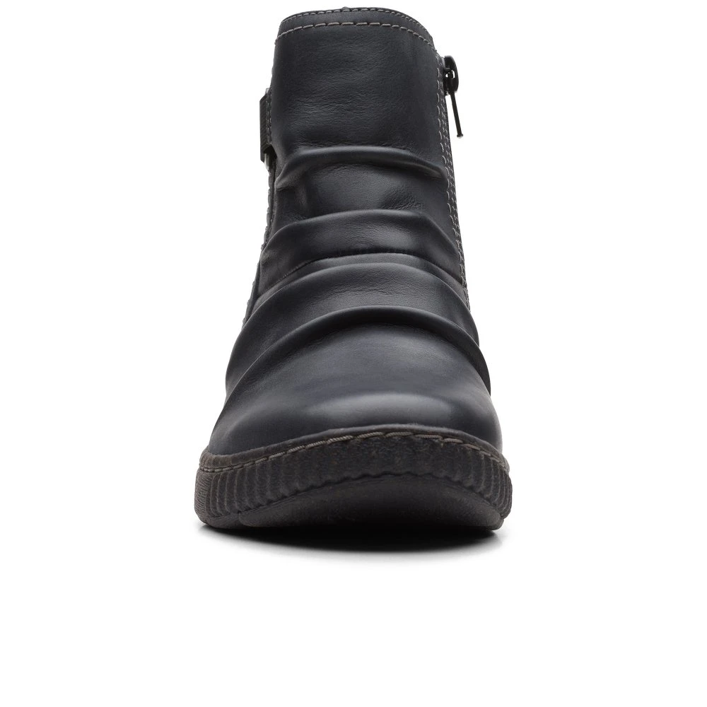 Clarks Caroline Orchid Womens Ankle Boots 3 Clarks Caroline Orchid Womens Ankle Boots - Image 3