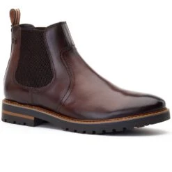 Base London Cutler Washed Mens Chelsea Boots