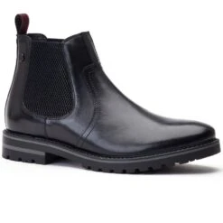 Base London Cutler Waxy Mens Chelsea Boots
