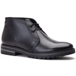 Base London Swan Waxy Mens Chukka Boots
