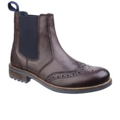 Cotswold Cirencester Mens Brogue Chelsea Boots