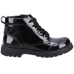 Hush Puppies Jolie Patent Senior Girls Chelsea Boots -Snow Shoes Shop 1695637728 00691200