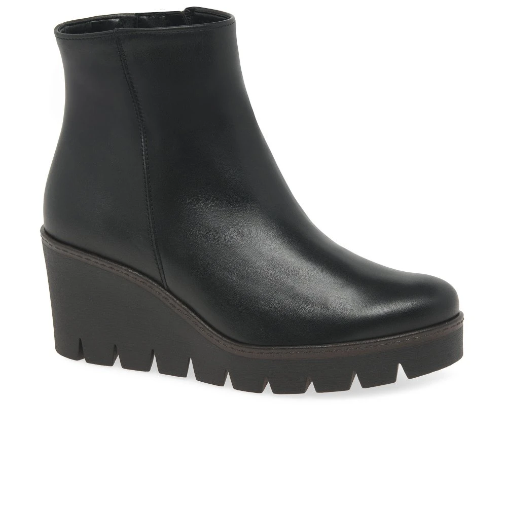 Gabor Utopia Womens Wedge Heel Ankle Boots 1 Gabor Utopia Womens Wedge Heel Ankle Boots